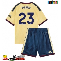 Camisa de Futebol Arsenal Mikel Merino #23 Equipamento Alternativo Infantil 2026-27 Manga Curta (+ Calças curtas)
